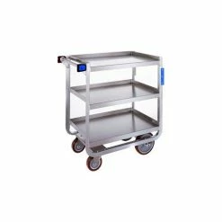 Lakeside® Transport Utility Cart w/3 Shelves, 1000 lb. Cap, 42"L x 25-7/8"W x 37-3/8"H, Gray