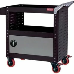 Shuter® Steel Utility Cart w/Adjustable Shelf, 800 lb. Cap, 34-3/8"L x 19-2/3"W x 34-2/3"H