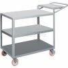 Little Giant® Order Picking Truck w/3 Shelves, 1200 lb. Capacity, 36"L x 24"W x 39"H, Gray