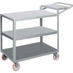 Little Giant® Order Picking Truck w/3 Shelves, 1200 lb. Capacity, 36"L x 24"W x 39"H, Gray