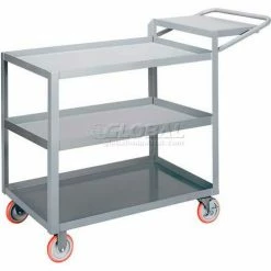 Little Giant® Order Picking Truck w/3 Tray Shelves, 1200 lb. Cap, 32"L x 18"W x 39"H, Gray