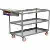 Little Giant® Order Picking Truck w/3 Lip Shelves, 1200 lb. Capacity, 32"L x 18"W x 39"H, Gray