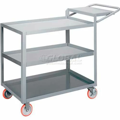 Little Giant® Order Picking Truck w/3 Tray Shelves, 1200 lb. Cap, 48"L x 24"W x 39"H, Gray 1 Little Giant® Order Picking Truck w/3 Tray Shelves, 1200 lb. Cap, 48"L x 24"W x 39"H, Gray