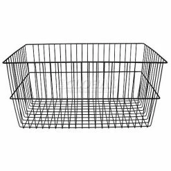 Omnimed® Utility Basket, 2000 lb. Capacity, 24"L x 14-1/4"W x 12"H, Black
