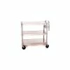 Prairie View Aluminum Utility Cart w/3 Shelves, 400 lb. Capacity, 36"L x 18"W x 36"H
