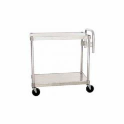 Prairie View Aluminum Utility Cart w/2 Shelves, 400 lb. Capacity, 36"L x 20"W x 36"H