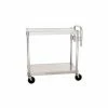 Prairie View Aluminum Utility Cart w/2 Shelves, 400 lb. Capacity, 48"L x 20"W x 36"H