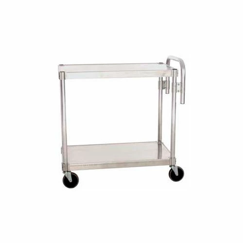 Prairie View Aluminum Utility Cart w/2 Shelves, 400 lb. Capacity, 24"L x 24"W x 36"H 1 Prairie View Aluminum Utility Cart w/2 Shelves, 400 lb. Capacity, 24"L x 24"W x 36"H