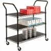 Safco® Wire Utility Cart w/3 Shelves, 600 lb. Capacity, 43-3/4"L x 19-1/2"W x 40-1/2"H