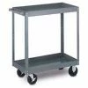 Steel Stock Cart w/2 Shelves, 1000 lb. Capacity, 48"L x 24"W x 35"H