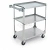 Vollrath® Stainless Steel Utility Cart, 400 lb. Capacity, 15-1/2"L x 15-1/2"W x 32-5/8"H