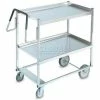 Vollrath® Steel Ergonomic Cart w/2 Shelves, 650 lb. Capacity, 20"L x 20"W x 44-1/2"H