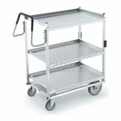 Vollrath® Stainless Steel Standard Cart w/3 Shelves, 650 lb. Capacity, 20"L x 20"W x 44-1/2"H