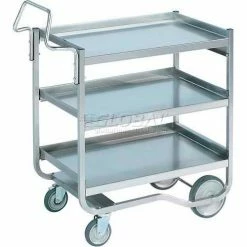 Vollrath® Stainless Steel Standard Cart w/3 Shelves, 900 lb. Capacity, 23"L x 23"W x 44-1/2"H