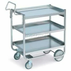 Vollrath® Stainless Steel Standard Cart w/4 Shelves, 650 lb. Capacity, 21"L x 21-1/8"W x 42"H