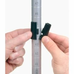 Nexel® Chrome Curbside Cart w/3 Shelves & Polyurethaneurethane Casters, 36"L x 18"W x 40"H -Utility Carts Elegant store nxlate detail11 71