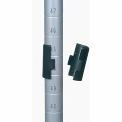 Nexel® Utility Cart w/2 Shelves & Poly Brake Casters, 1200 lb. Cap, 48"L x 21"W x 39"H, Silver -Utility Carts Elegant store nxlate detail13 9